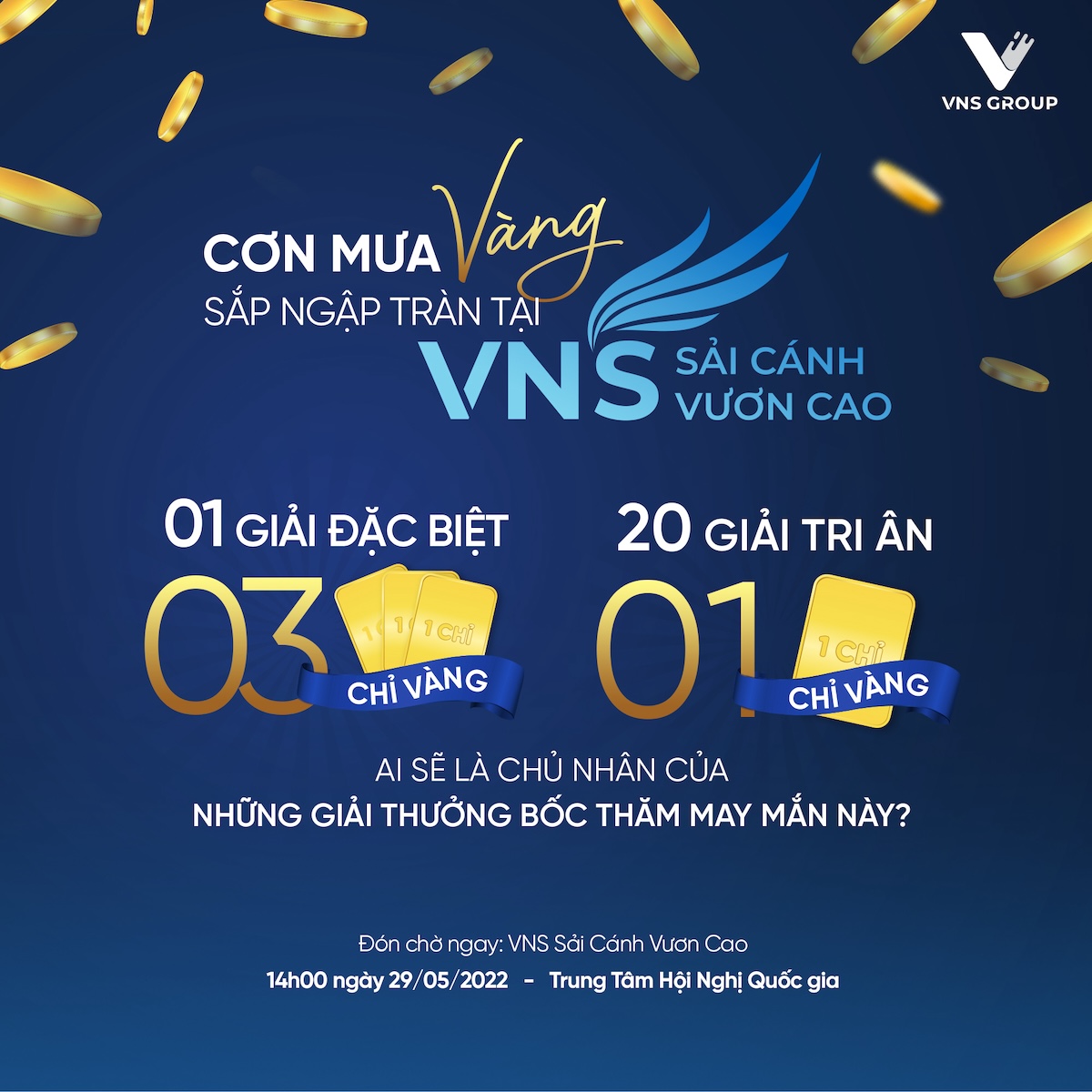 Afamily.vn – VNS Group tặng 23 chỉ vàng 9999 nhân dịp tri ân khách hàng