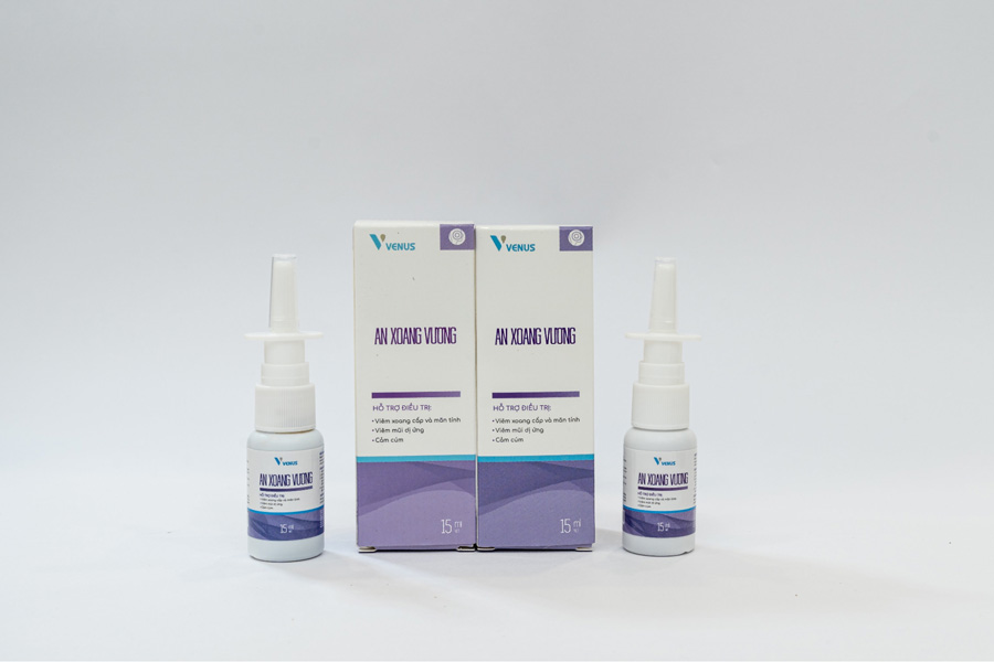An Xoang Vương, sản phẩm thuốc xịt mũi mang lại hiệu quả cho bệnh nhân viêm xoang.