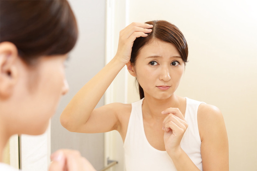 Sắc vóc của bạn bị ảnh hưởng trực tiếp do rụng tóc
