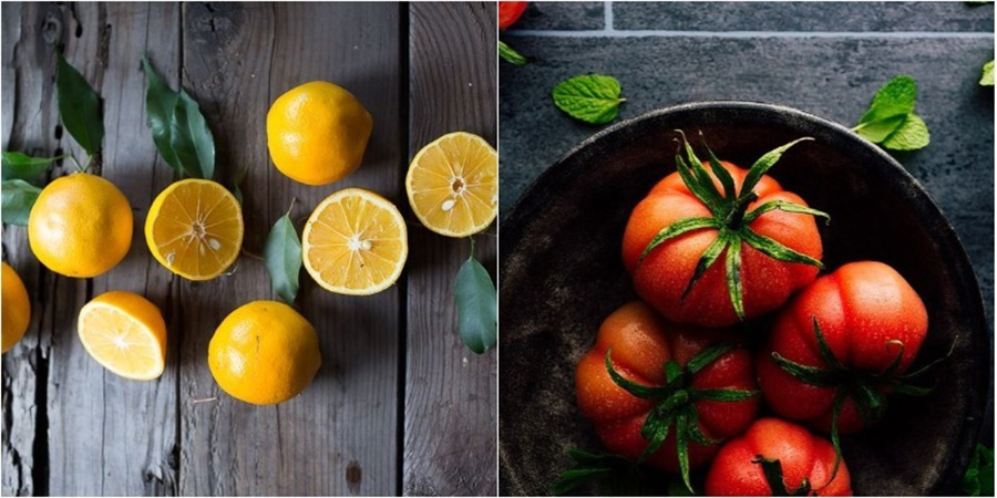 sinh tố chanh và cà chua mang lại nhiều dưỡng chất