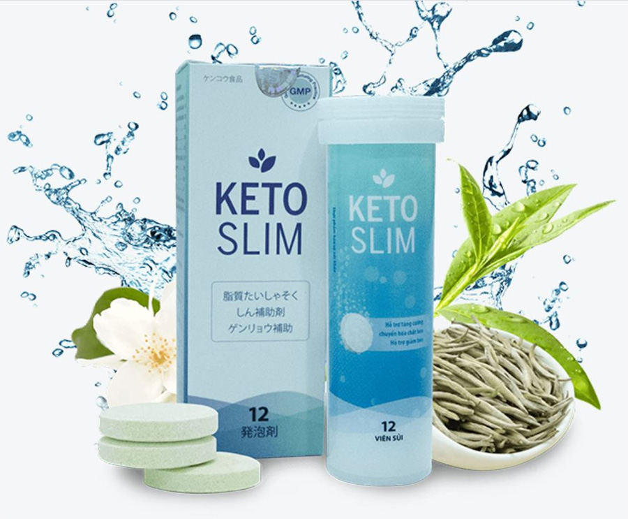 Viên sủi Keto Slim hỗ trợ giảm cân