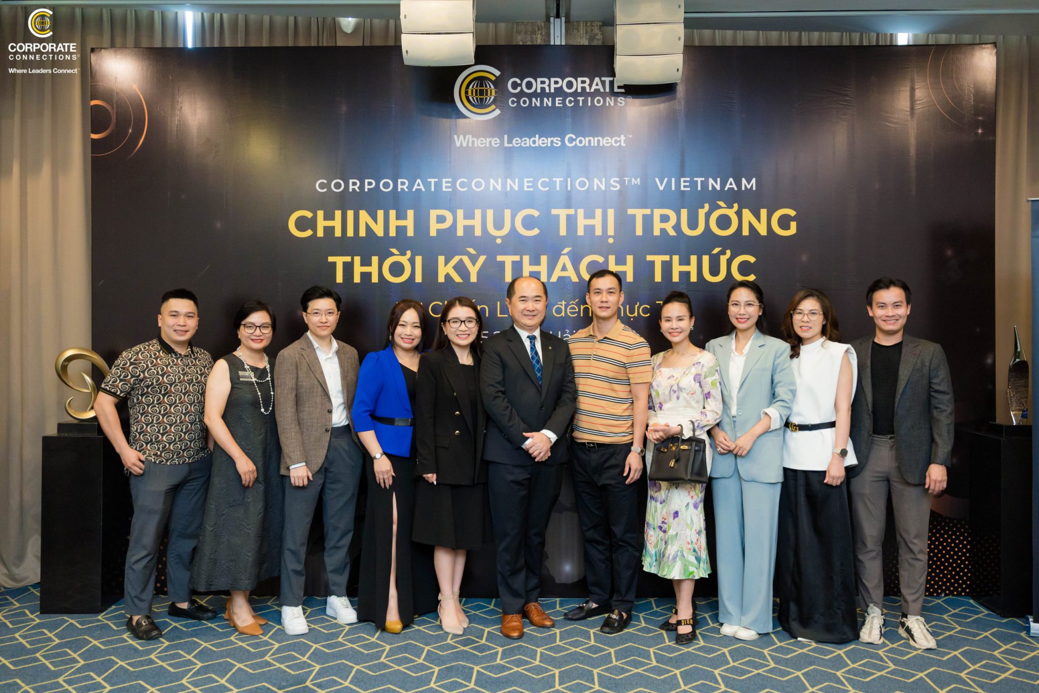 Đại diện ban lãnh đạo VNS Group tham gia sự kiện đặc biệt của Tổ chức kết nối doanh nhân Corporate Connections